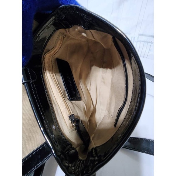 Authentic Burberry Nova Check Coated Canvas and Patent Leather Crossbody Bag - Picture 13 of 14